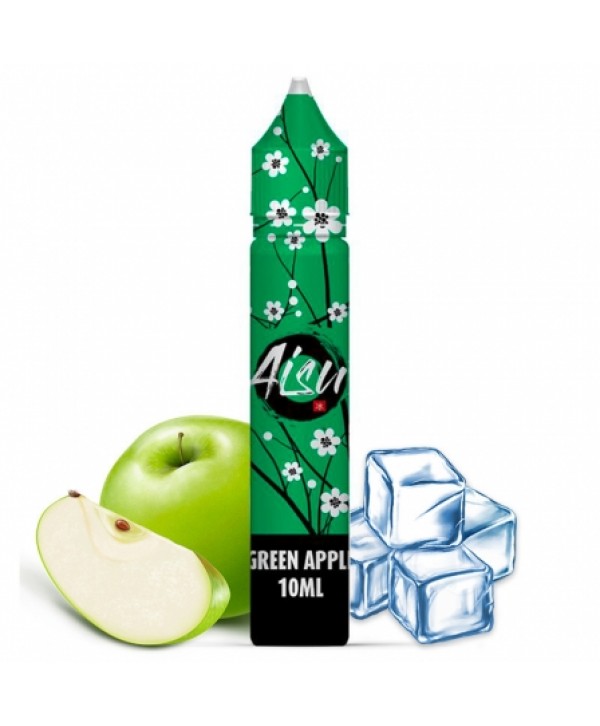 Soldes 2,95€ - E liquide Green Apple 0% Sucralose Aisu | Pomme Frais pas cher