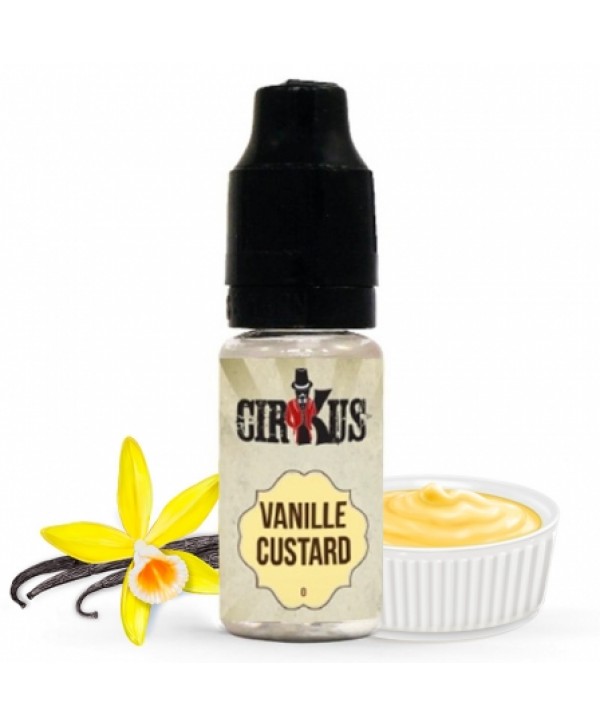 Soldes 2,95€ - E liquide Vanille Custard Cirkus | Vanille Custard pas cher