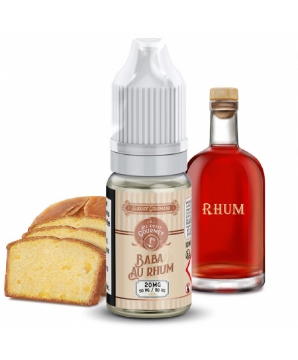 Soldes 2,45€ - E liquide Baba au Rhum Sels de nicotine Le Petit Gourmet | Sel de Nicotine pas cher