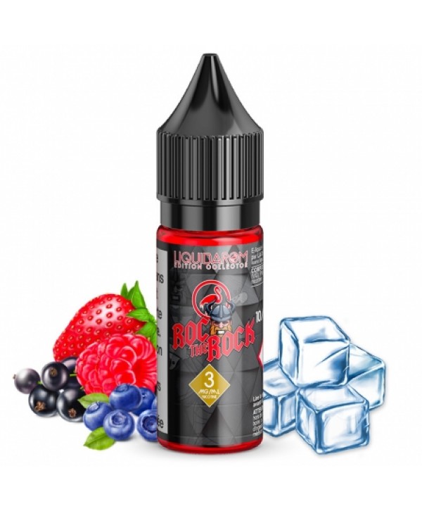 Soldes 2,75€ - E liquide Roc The Rock LiquidArom | Fruits rouges Frais pas cher