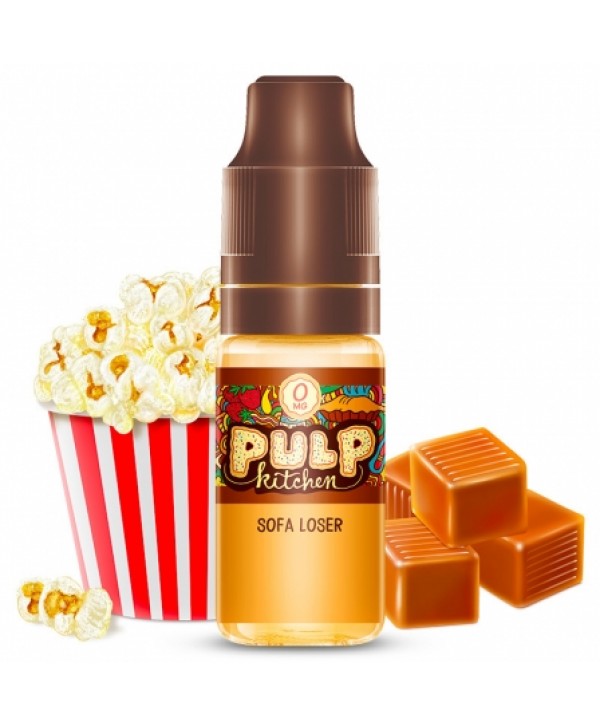 Soldes 3,25€ - E liquide Sofa Loser PULP Kitchen | Pop Corn Caramel pas cher