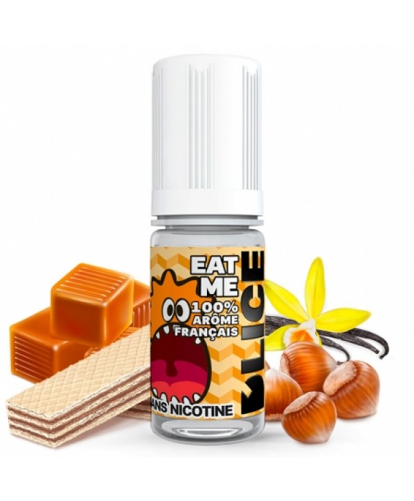 Soldes 2,45€ - E liquide Eat Me DLICE | Gaufrette Vanille Caramel Noisette pas cher