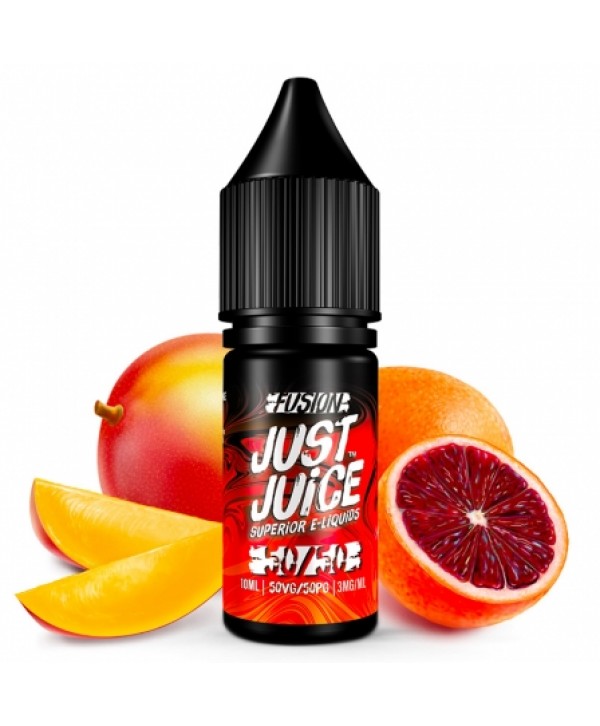 Soldes 2,45€ - E liquide Mango & Blood Orange Just Juice | Mangue Orange sanguine pas cher
