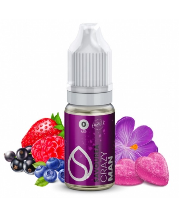 Soldes 2,75€ - E liquide Crazy Man | Fruits rouges Bonbon violette pas cher