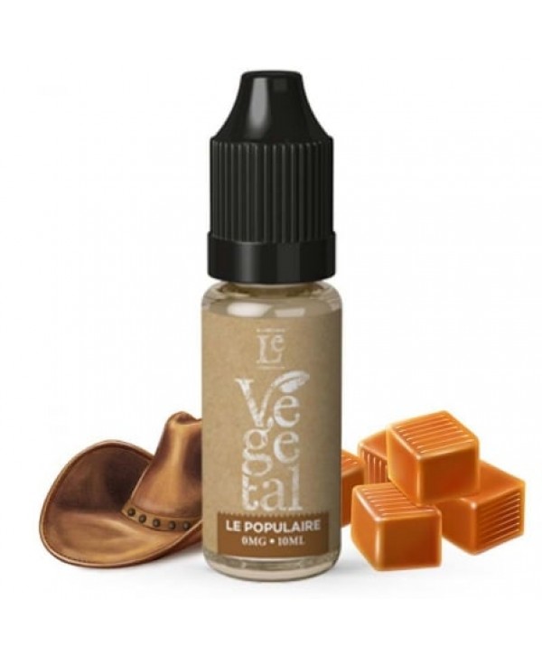 Soldes 2,95€ - E liquide Le Populaire Le Végétal | Tabac Caramel pas cher