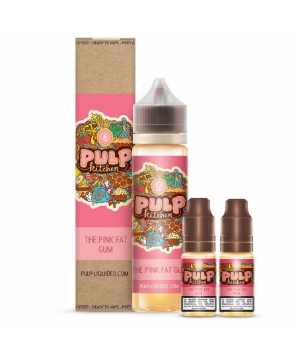 Soldes 11,45€ - E liquide Pack 60ml The Pink Fat Gum PULP Kitchen | Bubble Gum pas cher