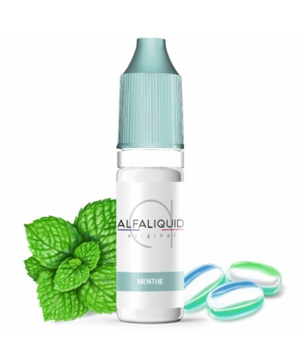 Soldes 2,95€ - E liquide Menthe Alfaliquid | Bonbon Menthe pas cher