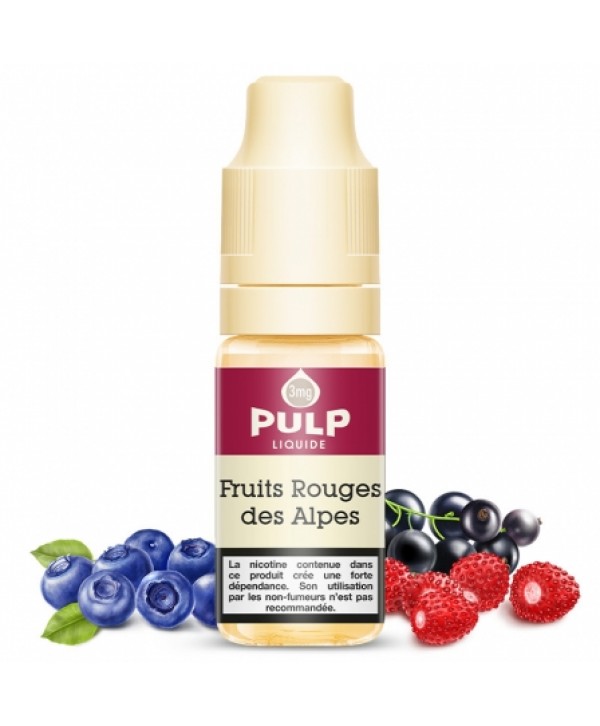 E liquide Fruits Rouges des Alpes Pulp | Myrtille Cassis Fraise des bois