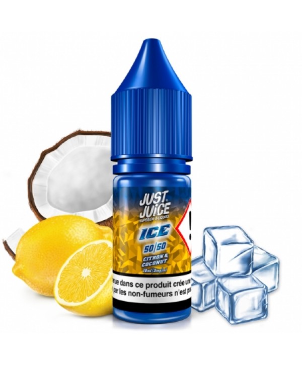 E liquide Ice Citron & Noix de coco Just Juice | Citron Noix de coco Frais