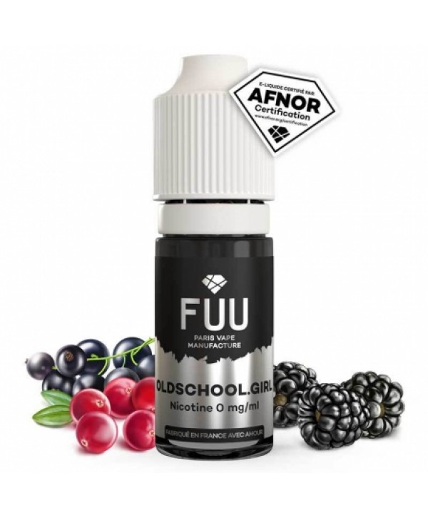 Soldes E liquide Old School Girl Silver FUU | Groseille Mûre Cassis
