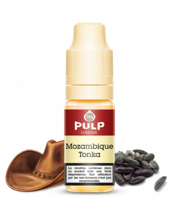 Soldes 2,95€ - E liquide Mozambique Tonka Pulp | Tabac blond Fèves de tonka pas cher