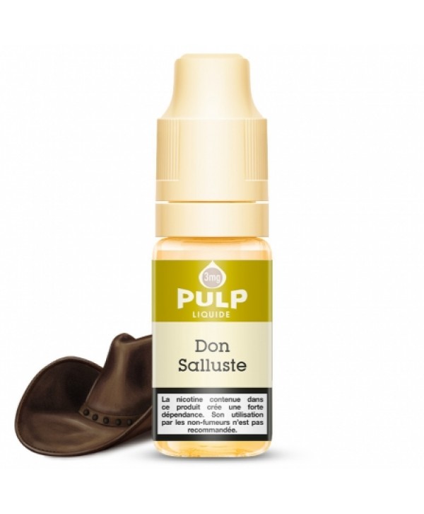 Soldes 2,95€ - E liquide Don Salluste Pulp | Tabac brun pas cher