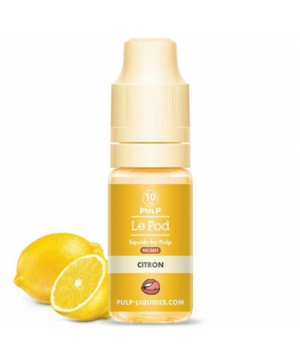 E liquide Citron Le Pod liquide by PULP | Sel de Nicotine