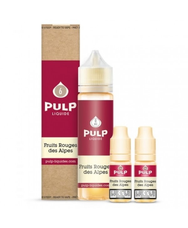 E liquide Pack 60ml Fruits Rouges des Alpes PULP