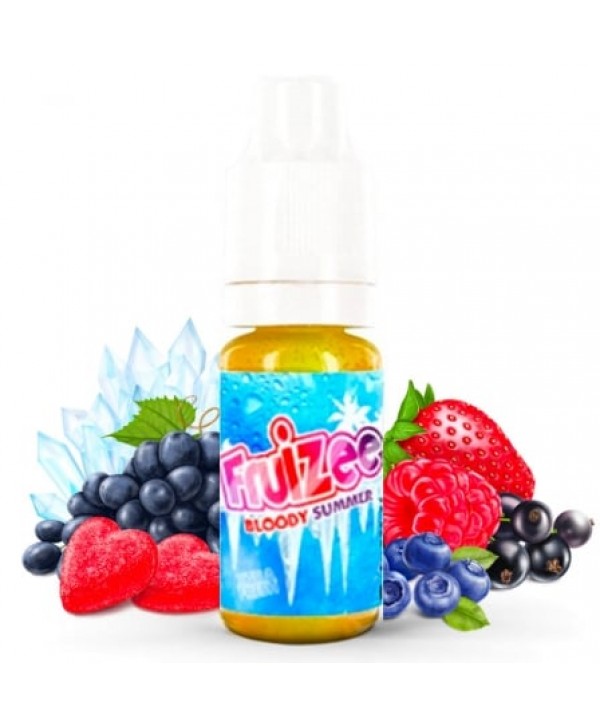 Soldes E liquide Bloody Summer Fruizee | Bonbon Fruits rouges Raisin Cassis Xtra Fresh