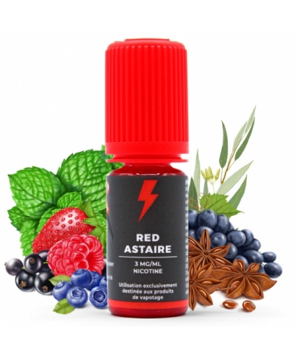 E liquide Red Astaire T-Juice | Fruits rouges Raisin noir Eucalyptus Anis Menthe