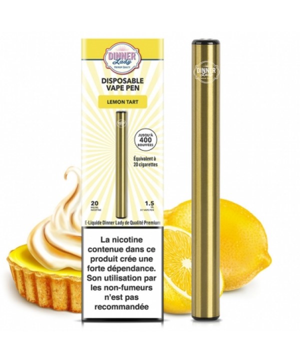 Soldes 1,71€ - Vape Pen Dinner Lady | Puff Dinner Lady | Cigarette electronique Vape Pen pas cher