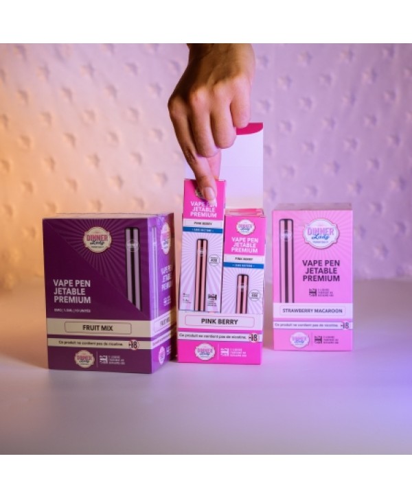Soldes 1,71€ - Vape Pen Dinner Lady | Puff Dinner Lady | Cigarette electronique Vape Pen pas cher